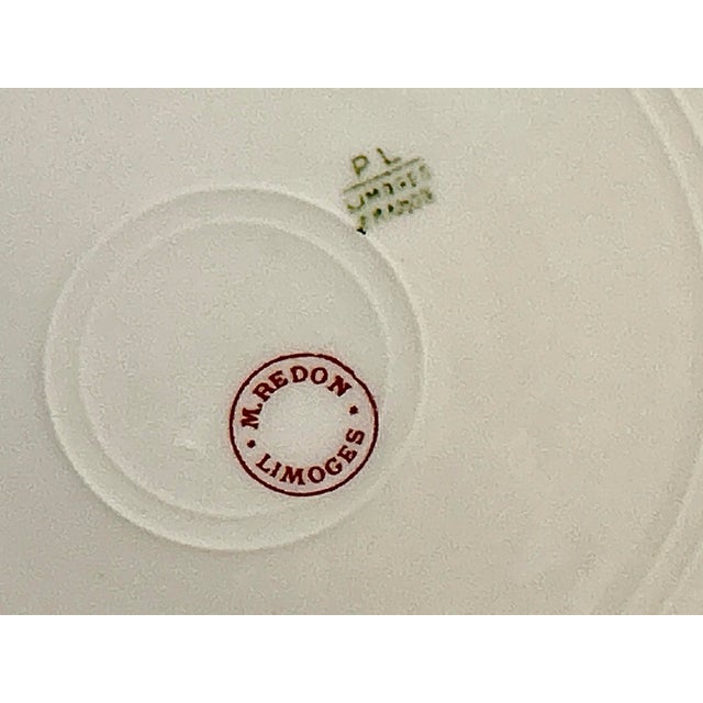 Early 20th Century Early 29th Century Limoges Redon Plates, Set of 6 For Sale - Image 5 of 12