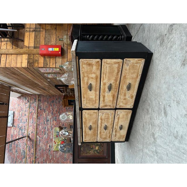 Antique 6-Drawer Cabinet For Sale - Image 3 of 16