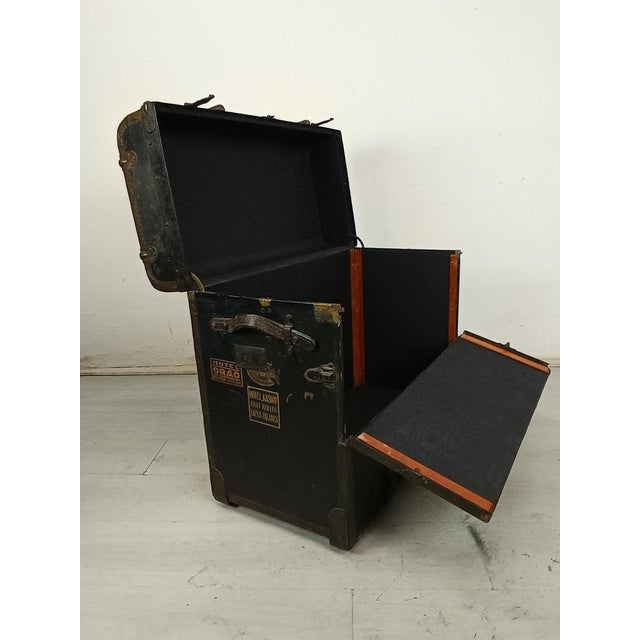 Metal Malle Automobile Trunk by Moritz Madler, 1920s For Sale - Image 7 of 18