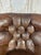 Pair of English Library Club Chairs in Hand-Finished Cognac Leather For Sale In Los Angeles - Image 6 of 18