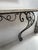 Art Deco Style Console Table in Hammered Wrought Iron, 1900s For Sale - Image 4 of 14