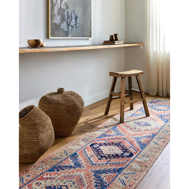 Antique Persian Heriz Runner Rug For Sale - Image 6 of 8