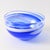 Blue and White Studio Glass Bowl by Maibritt Jönsson & Pete Hunner for Baltic Sea Glass, 1989 For Sale - Image 6 of 9