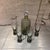 Mid-Century Modern Smoke Glass Decanter Set With Four Shot Glasses Scandinavian For Sale - Image 10 of 11
