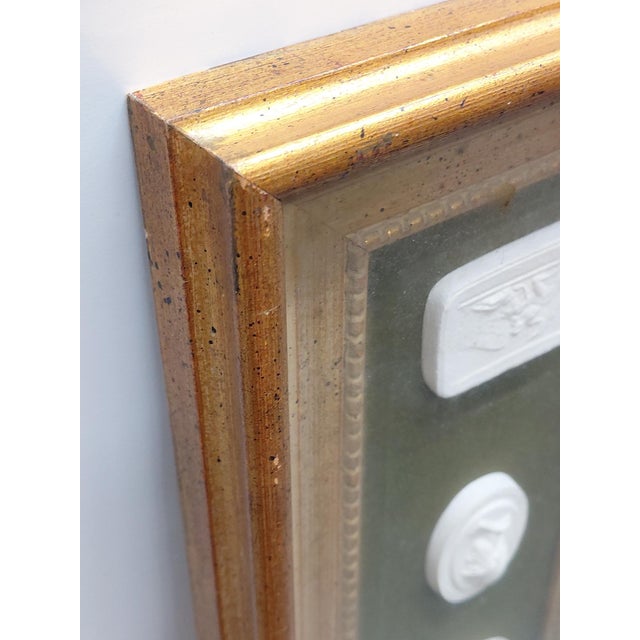 Framed Pair of Mid 20th Century Military Medallions For Sale - Image 13 of 16