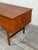Vintage Danish Teak Executive Desk Mid Century Modern Scandinavian 6 Drawer For Sale In Los Angeles - Image 6 of 10