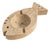 Italian Travertine Marble Fish Ashtray attributed to Fratelli Mannelli, 1970s For Sale