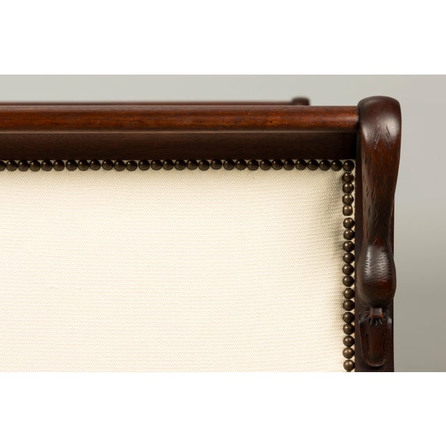Early 19th Century French Empire Swan Neck Mahogany Daybed, Paris For Sale - Image 9 of 17
