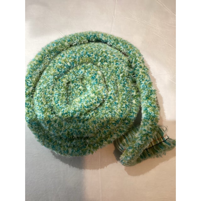 Boho Chic Samuel & Sons Blue, Green & White Trim- 2 Yards For Sale - Image 3 of 6