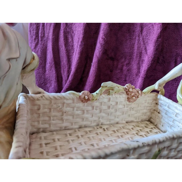 1900s Large Antique Dux Bohemia Porcelain Figurine Centerpiece Rare Measures 14 x 18 x 7 in Unique large centerpiece Dux...