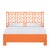 Chippendale Platform Bed California King - Orange For Sale - Image 12 of 12
