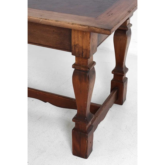 South Cone South Cone Home Handmade Traditional Leather topDesk For Sale - Image 4 of 17