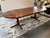 Mid-Century Modern Zebra Wood Extension Dining Table, 48 Inches For Sale - Image 3 of 12