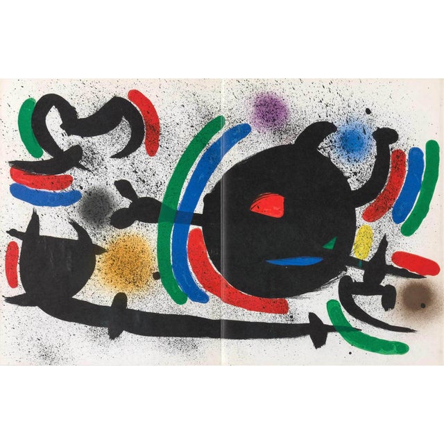 Joan Miró, Litografía original IX, 1972, Lithograph, in Flawless conditions. Designed 1970 to 1979