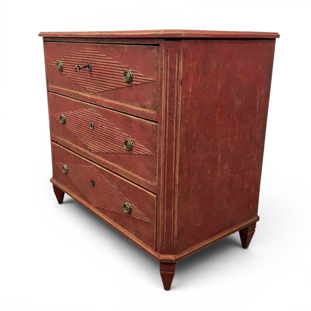 Antique Gustavian Chest of Drawers, 1890s For Sale - Image 5 of 10