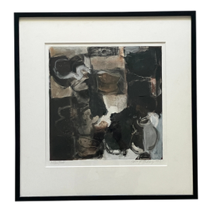 Katheryn Hadley Original Monoprint "Hidden Fruit", Framed, Signed and Dated 1997