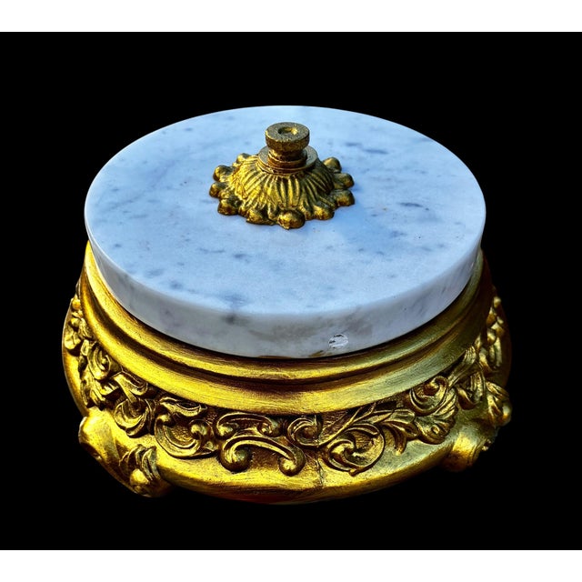 Antique French Gilt Bronze Figural Centerpiece For Sale - Image 9 of 18