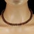 Ajd 17 Inch Rich Chocolate Brown Necklace With Diamond Chip Vermeil Clasp For Sale - Image 4 of 6