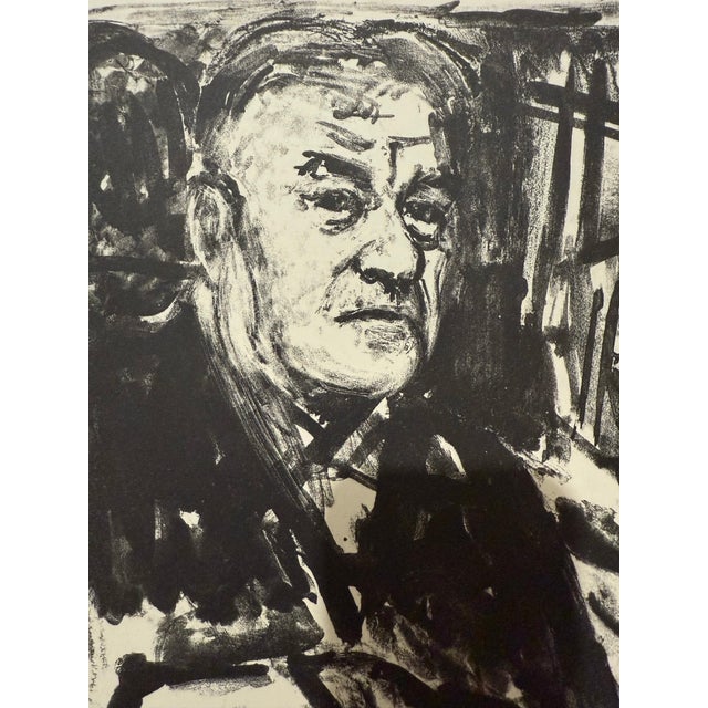 Arbit Blatas, Lithuanian French Artist Arbit Blatas Lithograph Fernand Leger School of Paris, 1962 For Sale - Image 4 of 6