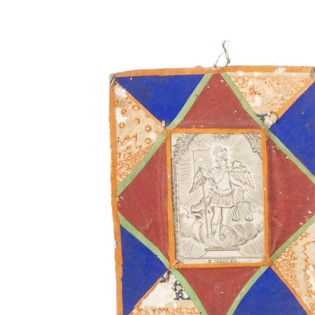 Sacred art - 3 panels + 1 engraving - 19th century. Portuguese; 19th century in various materials; panels representing our...