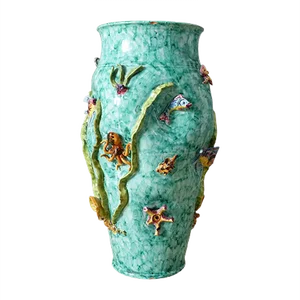 Italian Ceramic Vase by Vietri Scotto, 1950s