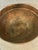 Vintage Antique Finish Brass 12.5” Pedestal Centerpiece Bowl With Stag Deer Head Handles For Sale - Image 11 of 11
