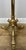 Metal Vintage French Ornate Brass Coat Rack For Sale - Image 7 of 14