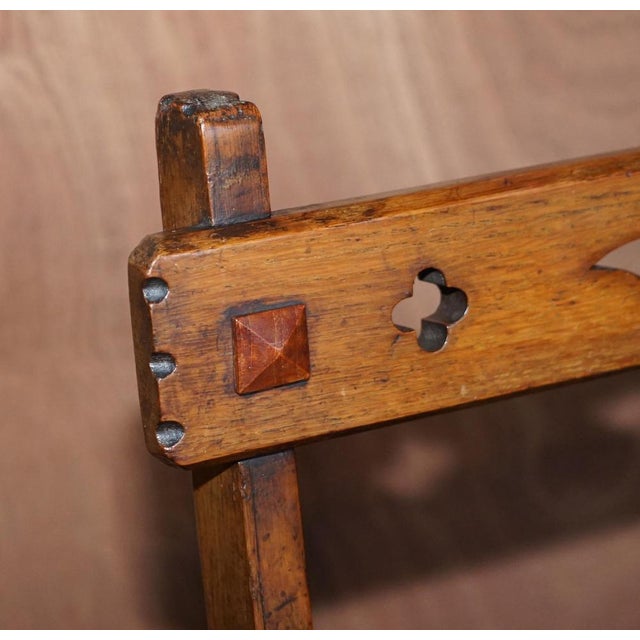 Antique Arts & Crafts Metamorphic Library Steps, 1880s For Sale - Image 9 of 18