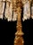 Mid 19th Century Pair of Antique American Cornelius Gilt Bronze and Crystal Three Arm Candelabra For Sale - Image 5 of 10