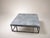 Modern Leather Ottoman Coffee Table With Metal Frame, 45" Square For Sale - Image 4 of 8