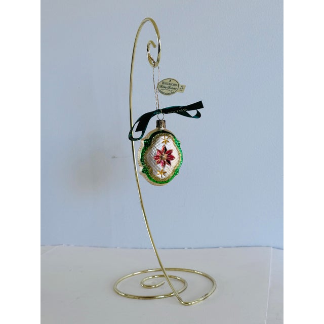 Waterford 1999 Nostalgic Collection Holiday Medallion Ornament W/ Box. Also has the original paperwork and tissue paper....