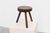 Rustic Oak Wooden Tripod Stool, France, 1890s For Sale - Image 11 of 13