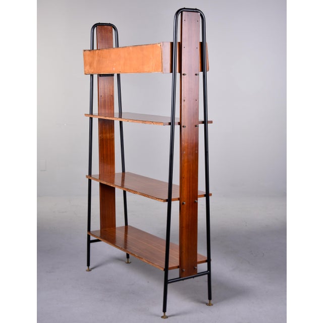 Mid Century Narrow Italian Free Standing Shelves Chairish