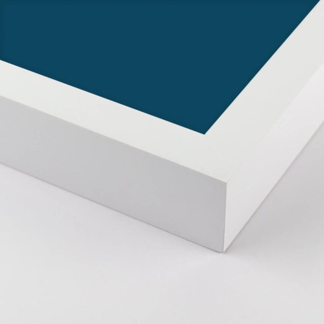 DESCRIPTION: Alphabet Series in Navy, Letter N by Pencil & Paper in White Frame, XS Art Print SPECIFICATIONS: Type: Giclée...