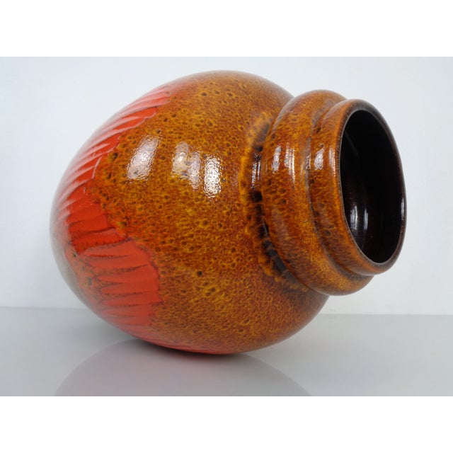 Pop Art Glazed Lava Ceramic 286-51 Vase, Scheurich, 1970s For Sale - Image 11 of 18