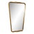 Trapezoidal Wall Mirror in the Style of Osvaldo Borsani, Probably Italy, Mid-20th Century For Sale