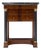 French Empire Mahogany Side Table With Ebonized Columns and Black Marble, Circa 1810 For Sale