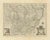 Paper Janssonius Map of the Champagne Region in France, 1644 For Sale - Image 7 of 7