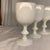 1940s 1930s French Portieux Vallerysthal White Opaline Water Goblets 6.5” - Set of 7 For Sale - Image 5 of 9