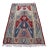 1990s Scandinavian Red Geometric Kelim Rug For Sale