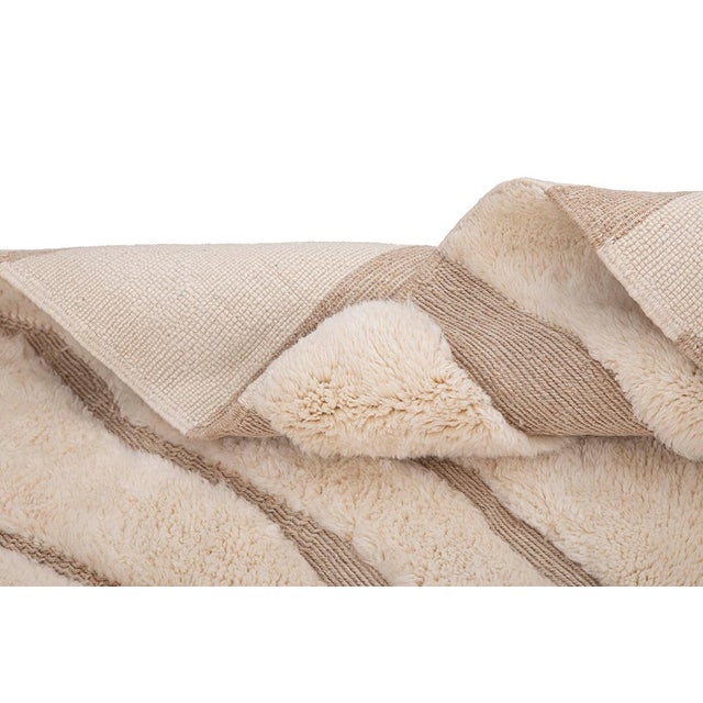 Premium Hand-Knotted Moroccan Wool Rug | 13'9" X 8'7" | One of a Kind For Sale - Image 4 of 7