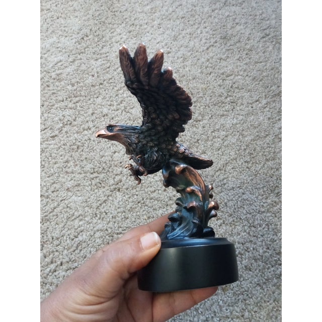 GORGEOUS Andrea By Sadek Resin 6" Eagle Sculpture Desk Decor The product is a stunning 6" eagle sculpture by Andrea by...