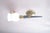 Black Lacquered Horn-Form Wall Lamp with Brass Mount and Opaline Glass Shade, 1950s For Sale - Image 4 of 8