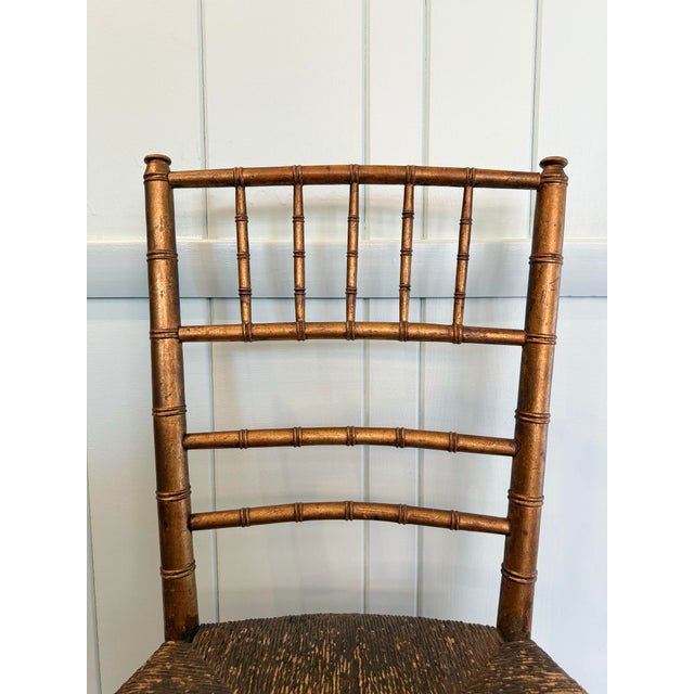 Wood Mid-Century Italian Rush-Seat Side Chair, C. 1952-1963 For Sale - Image 7 of 12