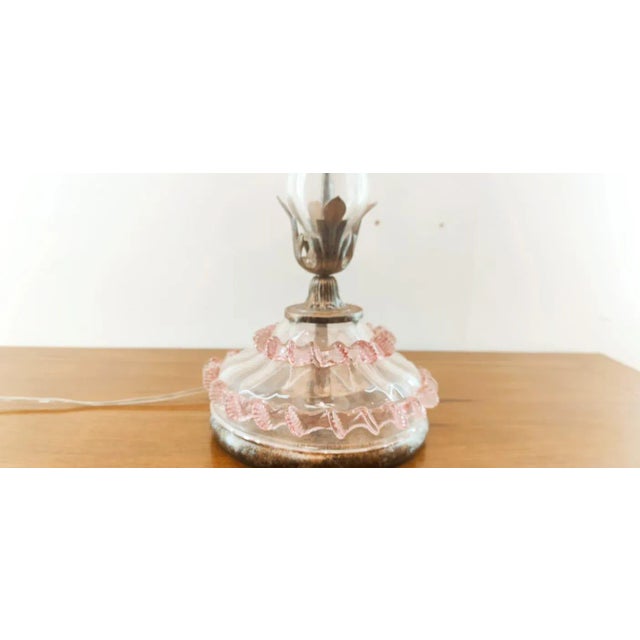 Murano Glass Lamp For Sale - Image 5 of 11
