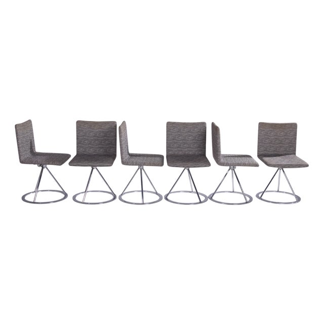 Dania Chairs by Alberto Salvati & Ambrogio Tresoldi for Saporiti, 1980s, Set of 6 For Sale