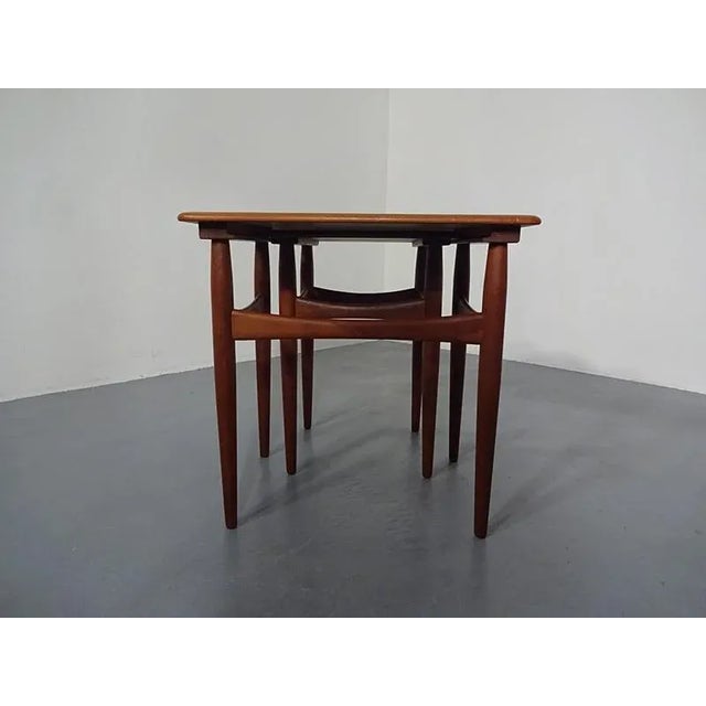 Wood Danish Teak Nesting Tables, 1960s, Set of 2 For Sale - Image 7 of 18