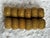 Plastic Late 20th Century Gold Beaded Napkin Rings- Set of 12 For Sale - Image 7 of 8