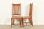 Stickley Brothers Style Antique English Arts & Crafts Carved Oak High Back Dining Chairs, Set of Four For Sale In South Bend - Image 6 of 8
