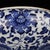 Blue and White Porcelain Lidded Tea Cake Jar, Interlocking Lotus Scroll Storage Canister For Sale - Image 9 of 9